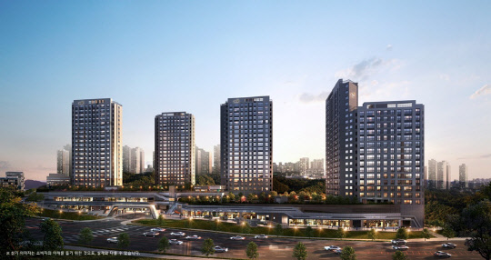 화성동탄2 제일풍경채 퍼스티어 투시도. <제일건설 제공>